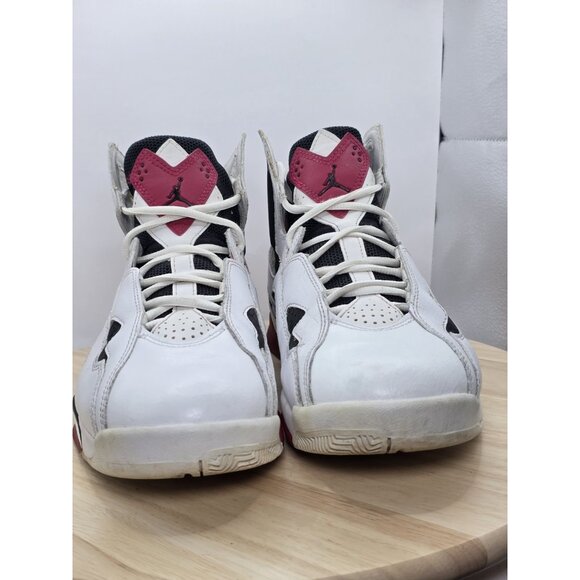 Jordan True Flight Mens Shoes Size 10 White Red 342964-112 Nike - Picture 2 of 9